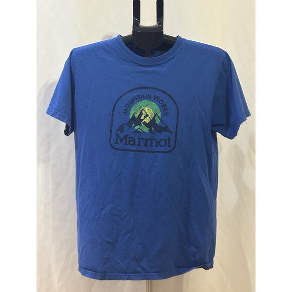 Marmot Other - Marmot Mountain Works Men's T-Shirt * Blue * Medium *